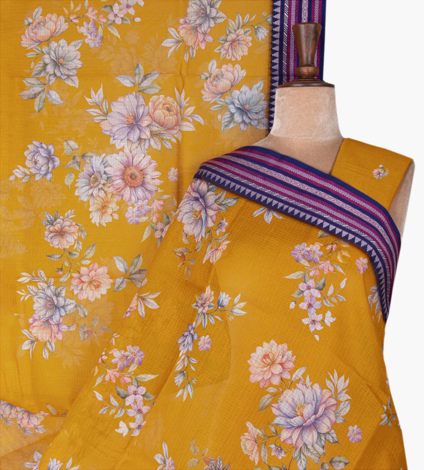 yellow-kota-cotton-saree-d09127644-a