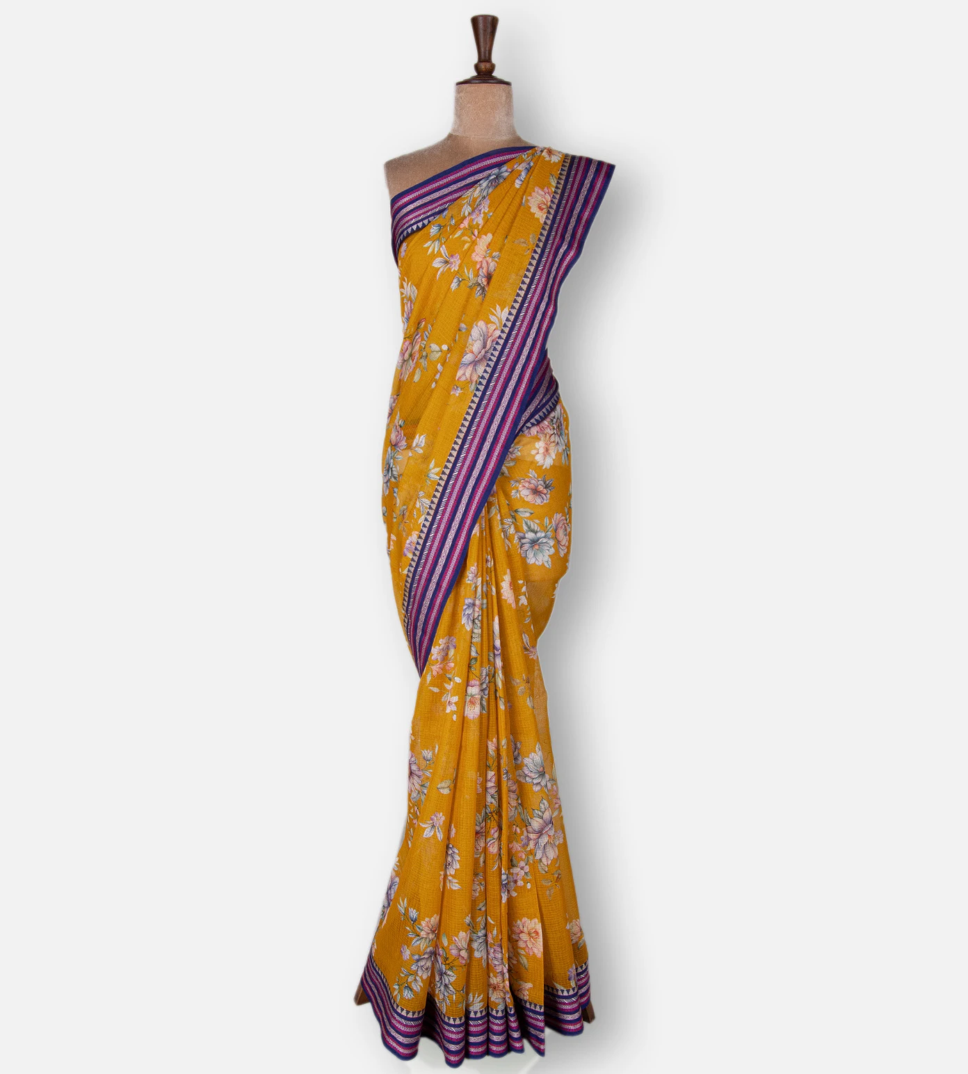 yellow-kota-cotton-saree-d09127644-b