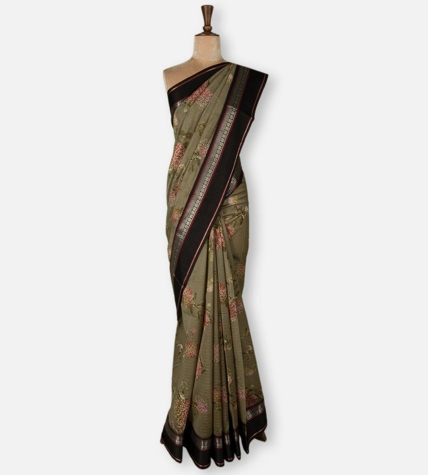 olive-green-chanderi-cotton-saree-e01145245-b