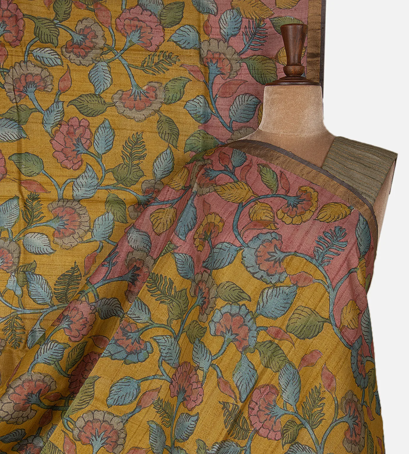 yellow-tussar-kalamkari-saree-e02149204-a