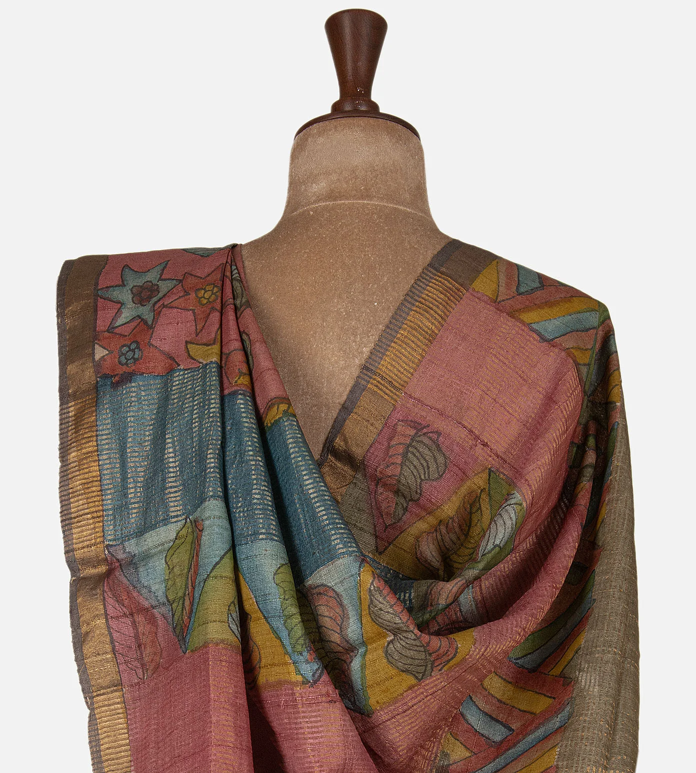 yellow-tussar-kalamkari-saree-e02149204-c