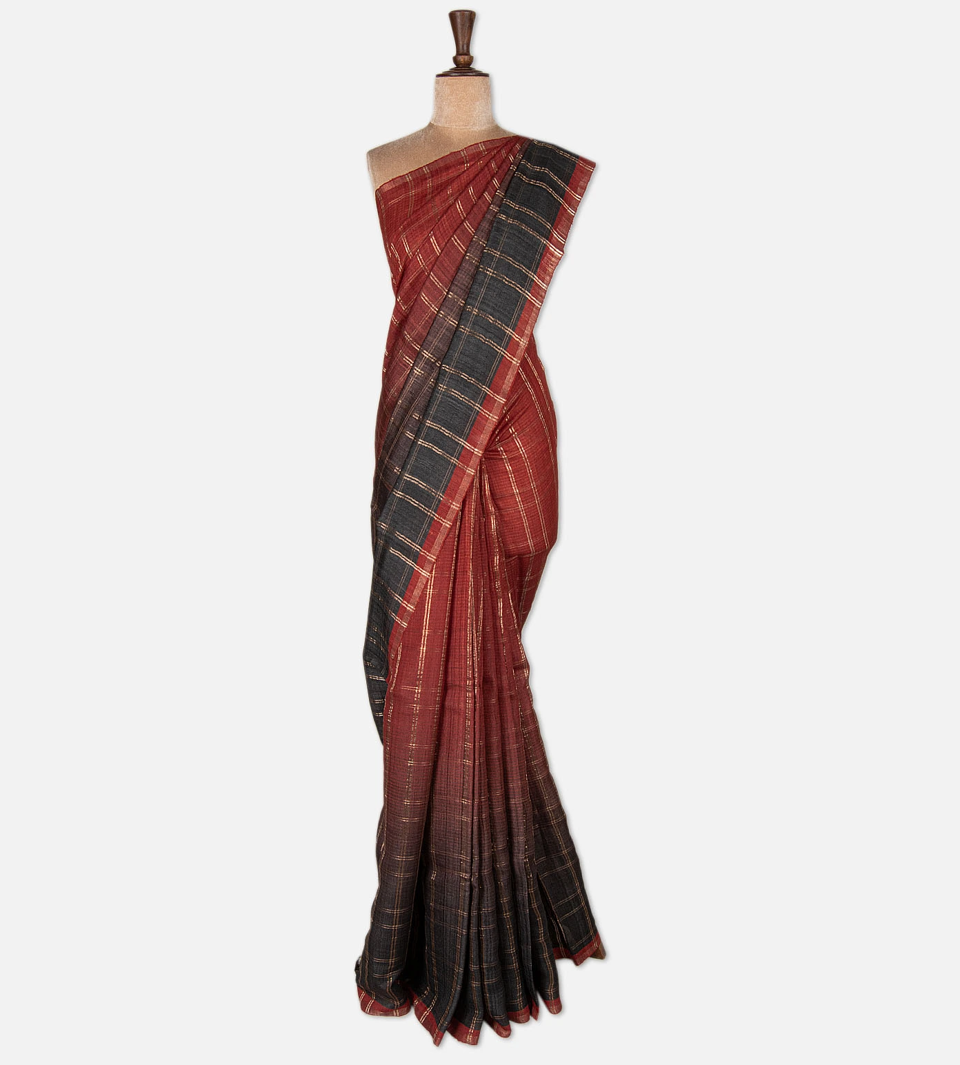 red-and-black-tussar-saree-e02152208-b