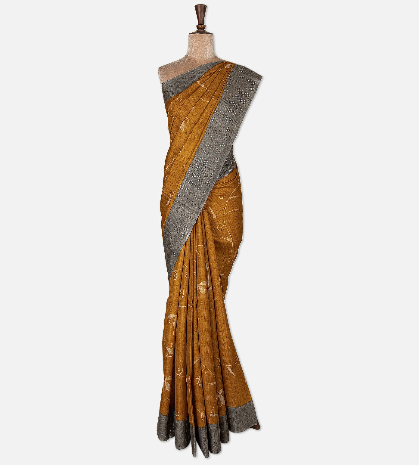 yellow-tussar-saree-e02149163-b
