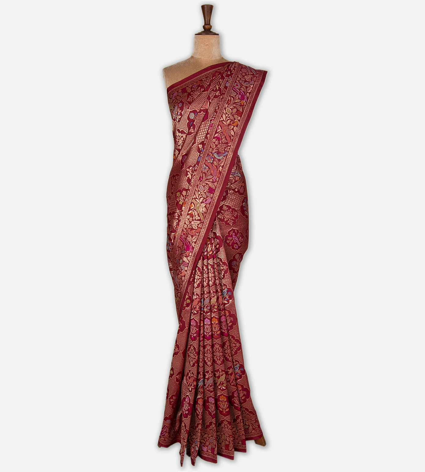 maroon-banarasi-silk-saree-d11138756-b