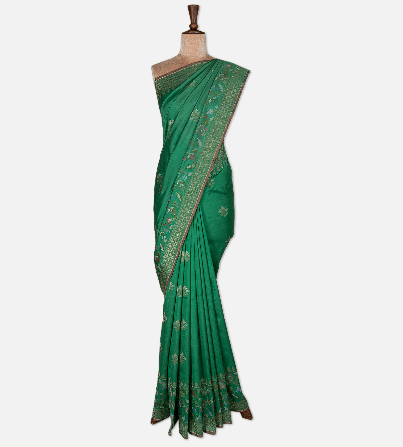 green-banarasi-silk-saree-d08118032-b