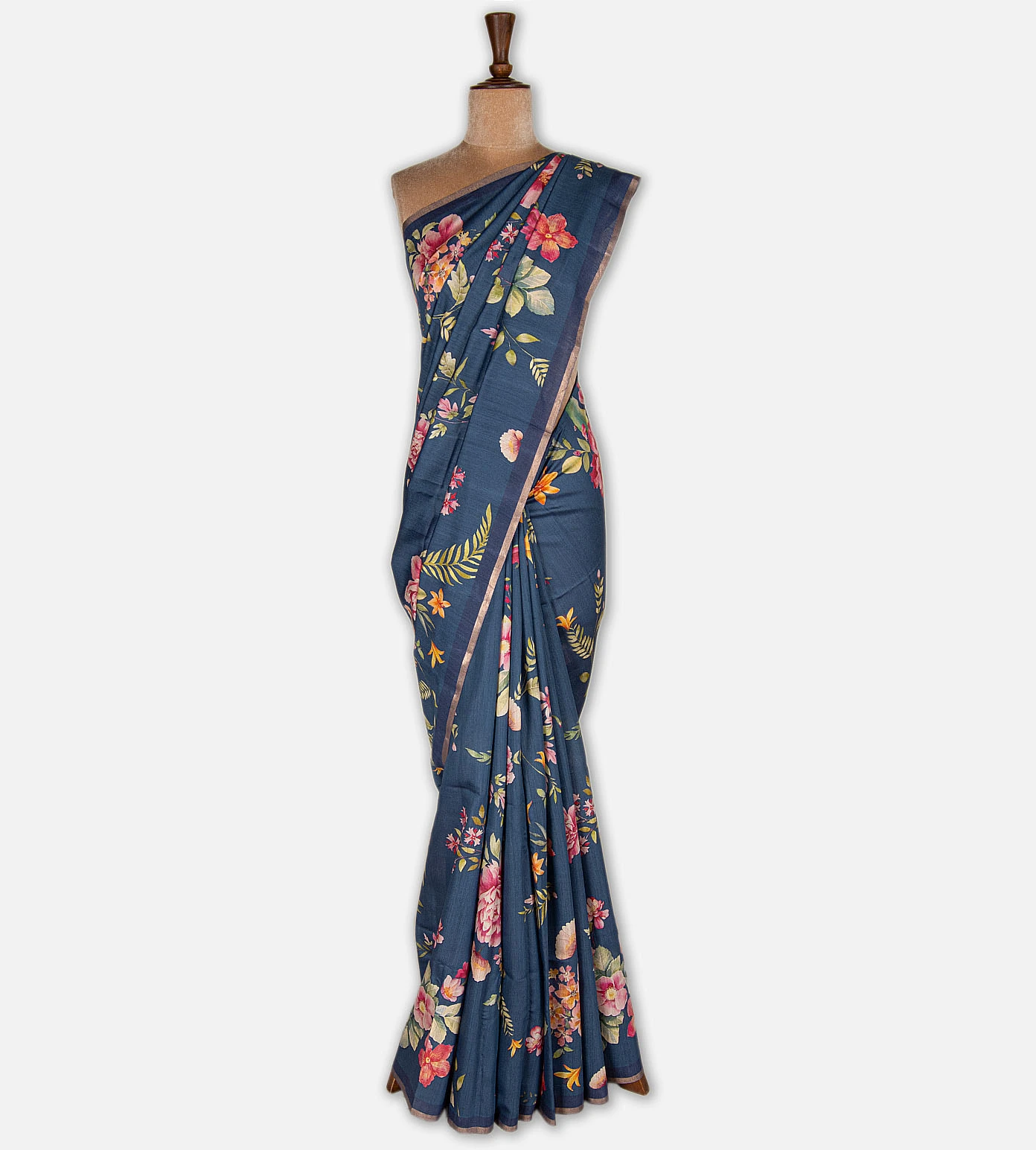 blue-tussar-saree-d11135010-b