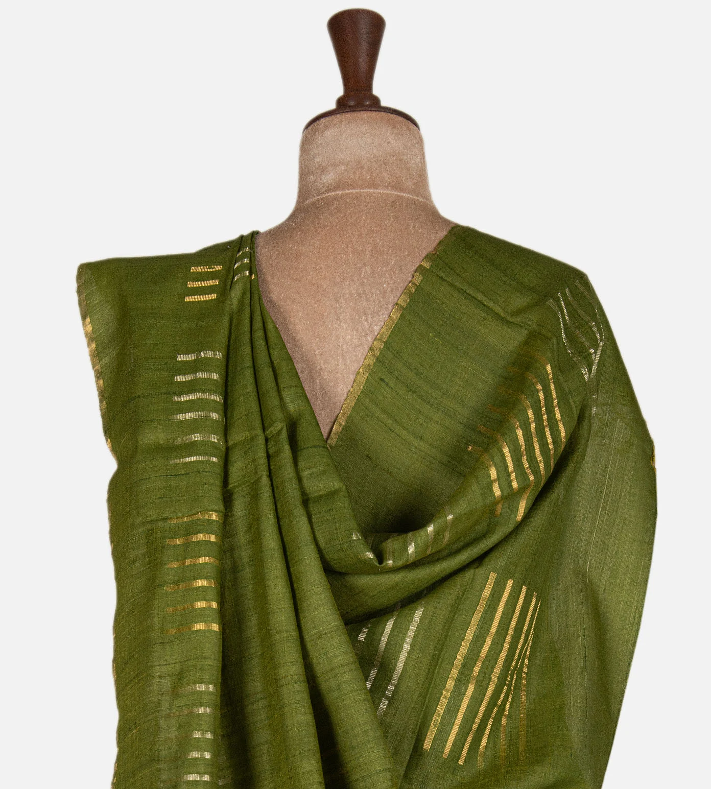 green-tussar-saree-e02149097-c