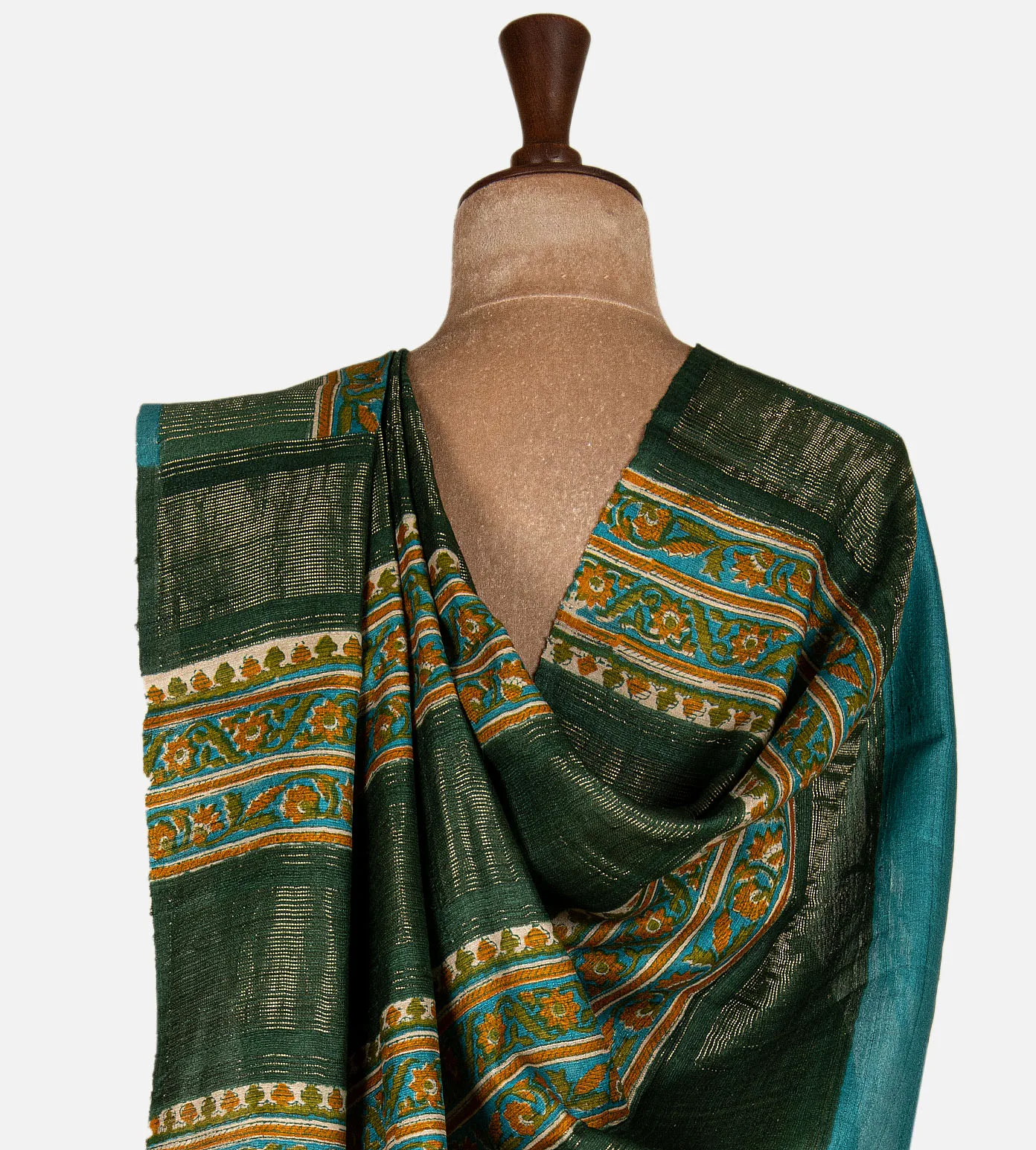 green-tussar-saree-e02149158-c
