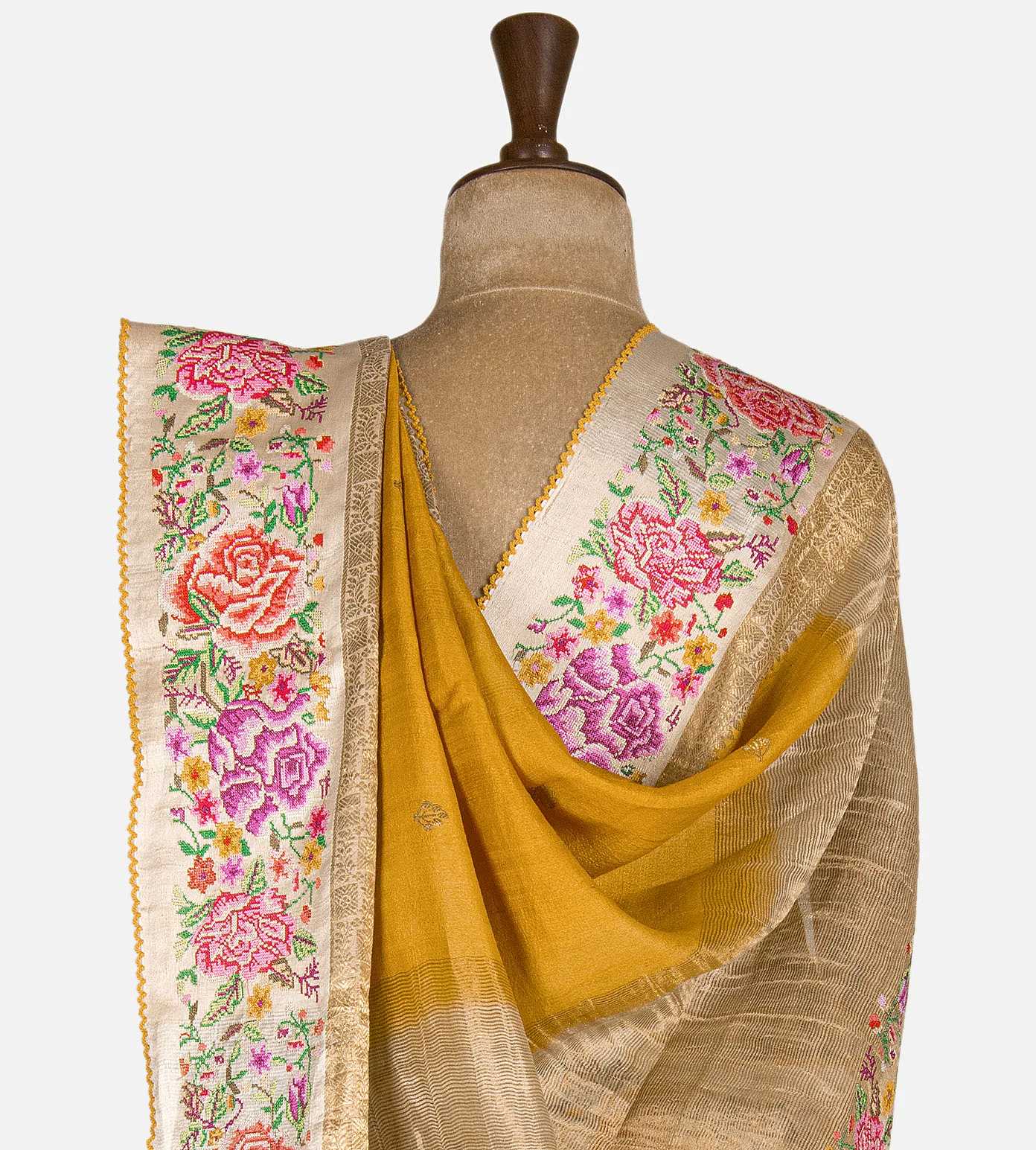 yellow-tussar-saree-e02151886-c