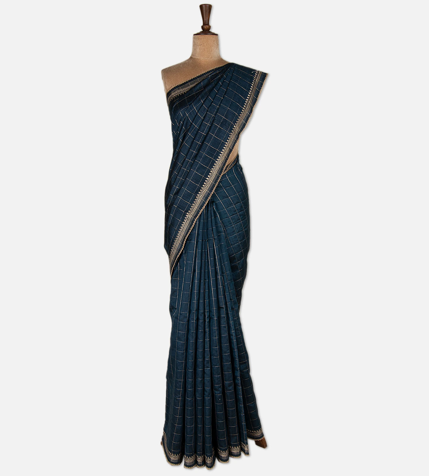 blue-tussar-saree-d11138228-b