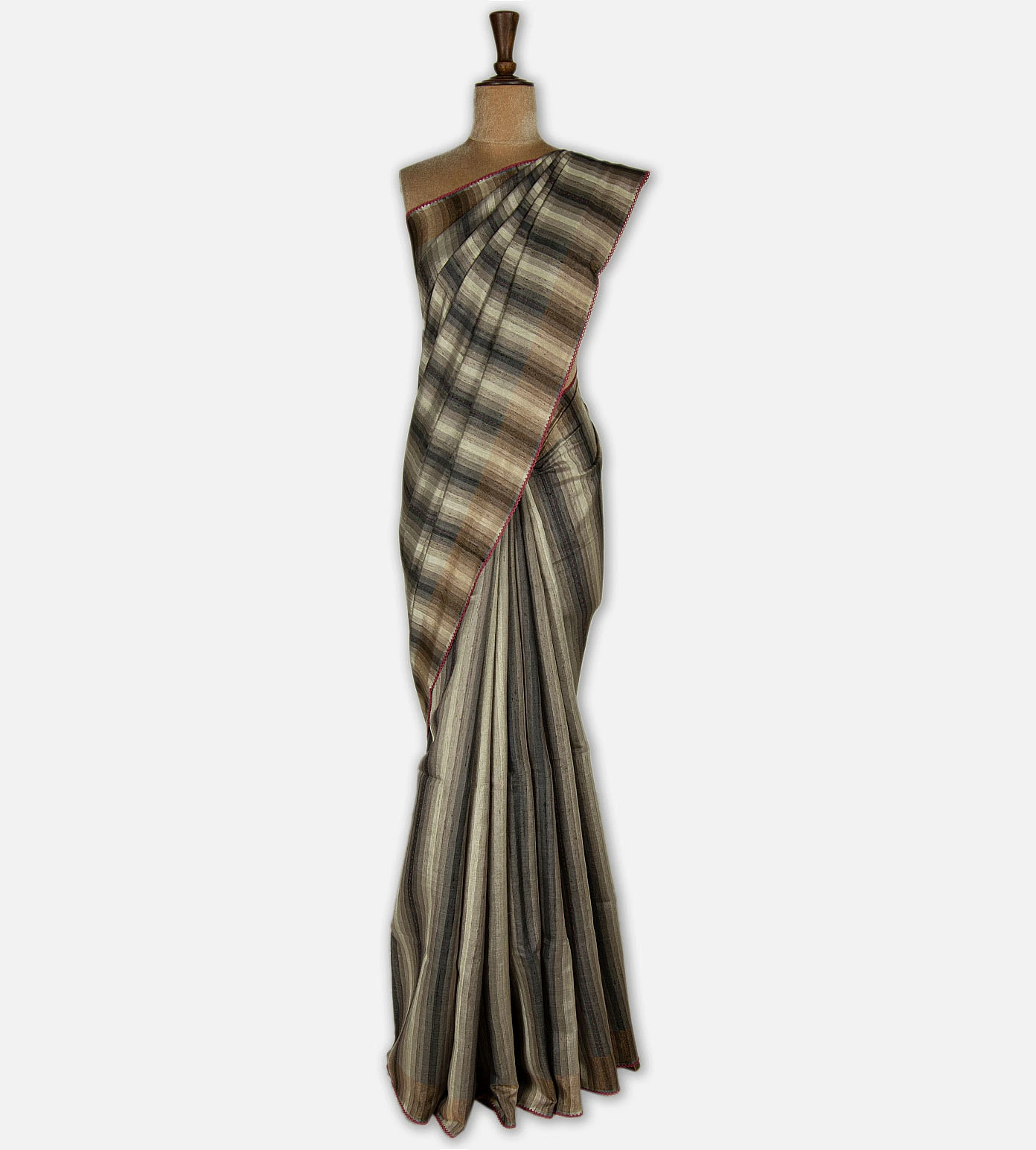 multicolour-tussar-saree-d07114738-b