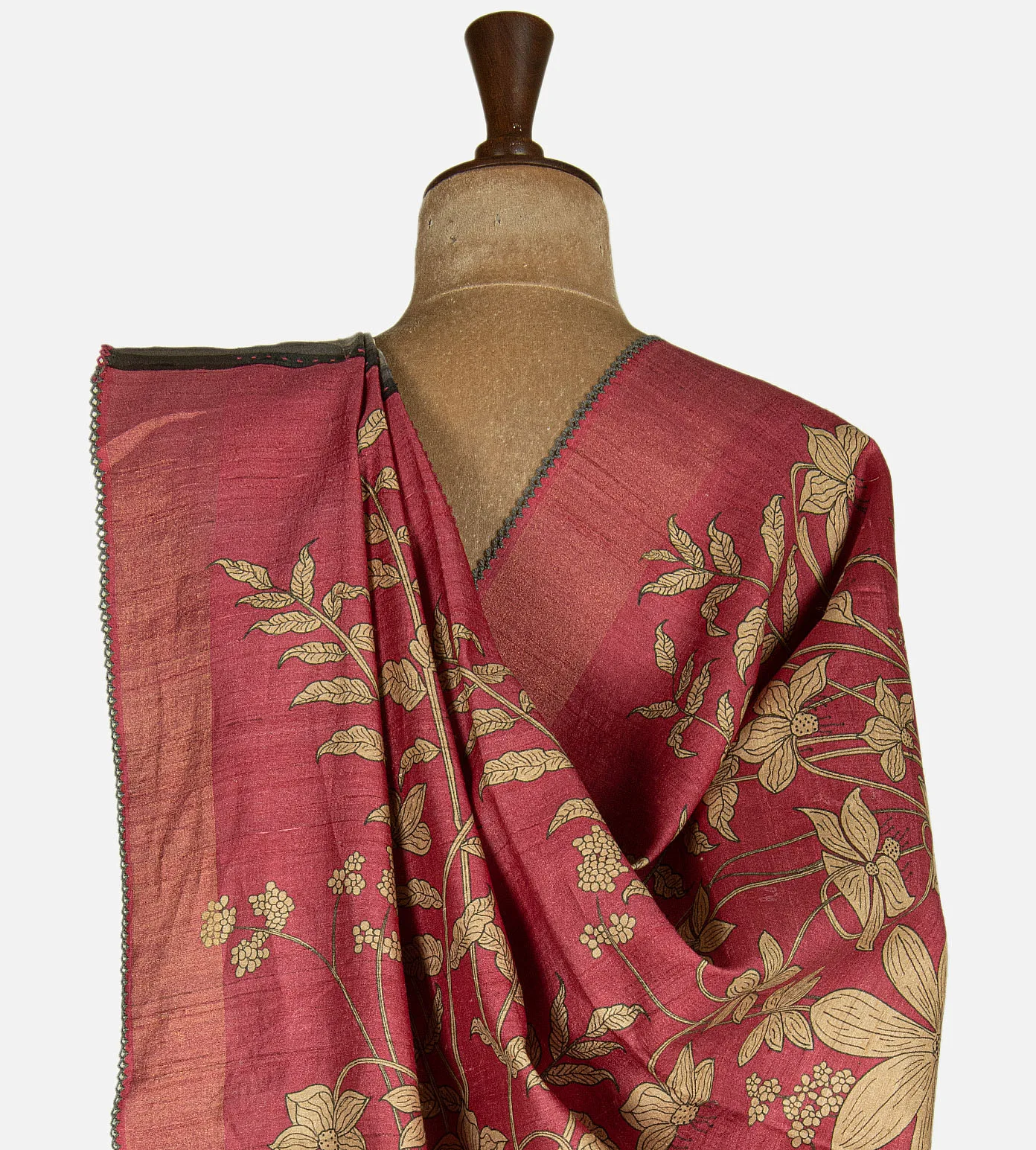 multicolour-tussar-saree-d07114738-c