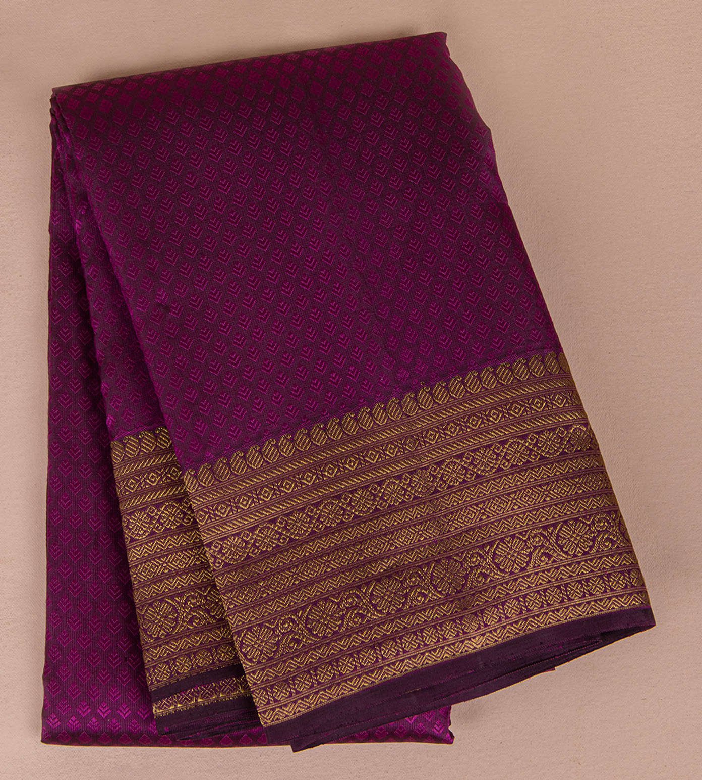 Buy Designer Kanchipuram Silk Saree in Purple dvz0001607 - dvanza