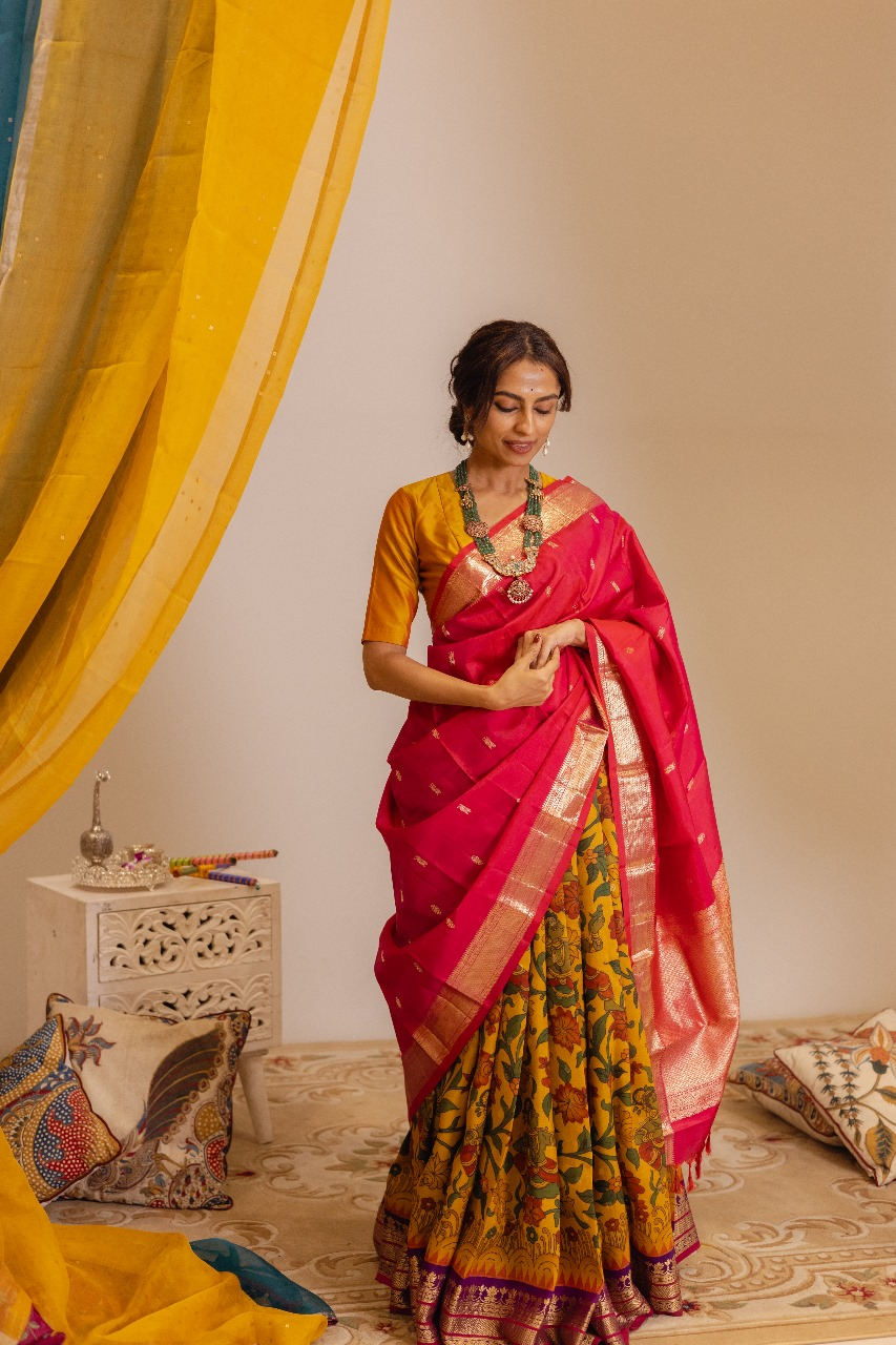 Festive Fashion: Turn Your Sarees into Stunning Dandiya & Garba Looks-2