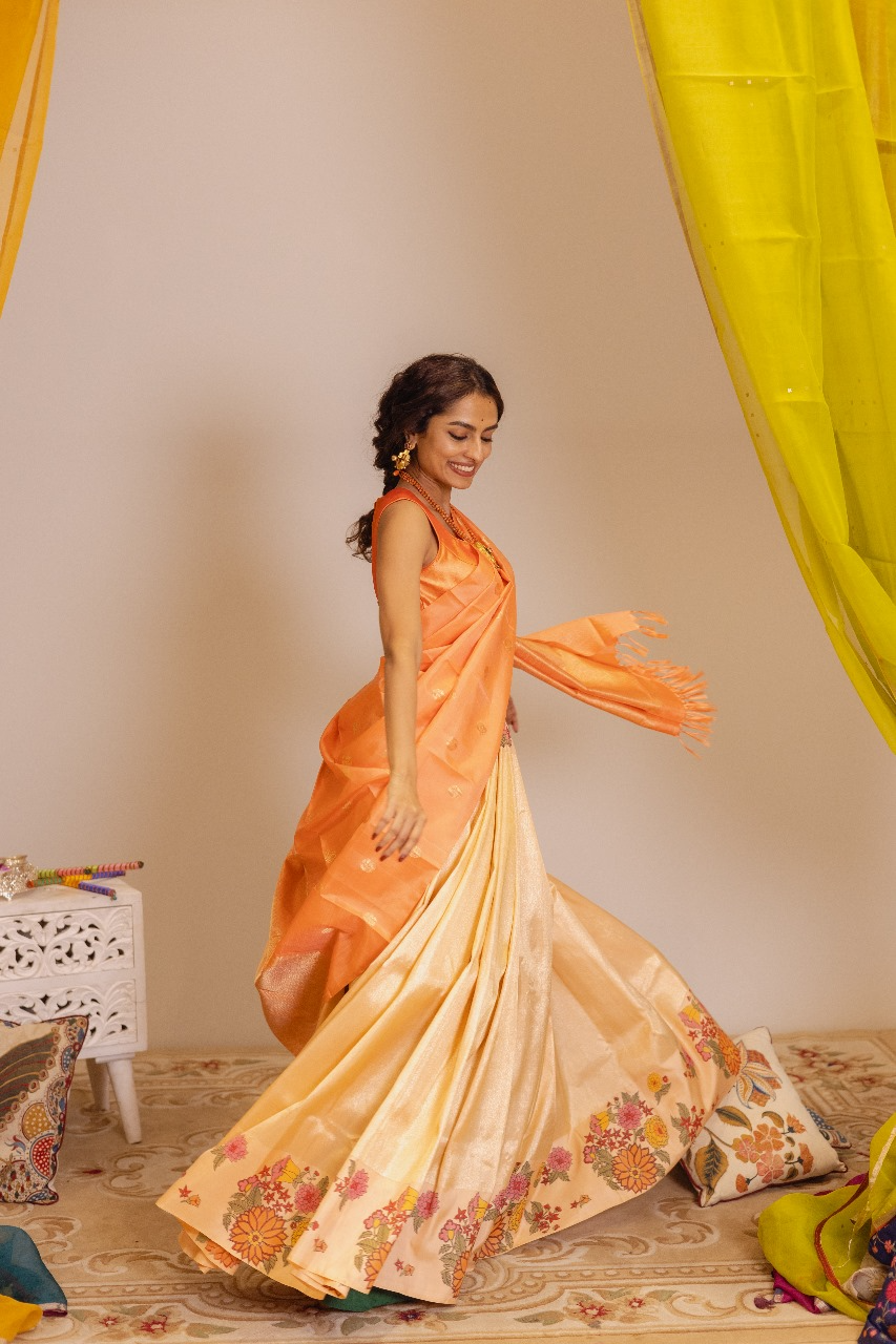 Festive Fashion: Turn Your Sarees into Stunning Dandiya & Garba Looks-4