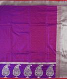 Banarasi Pure Jute Silk Magenta2