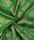 Green Pure Kanjivaram Silk with Golden Border4