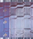 Double Shaded Blue Pure Kanjivaram Silk Saree2