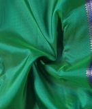 Sapphire Green Pure Kanjivaram Silk Saree4