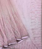 Lycra Netted Saree Baby Pink1