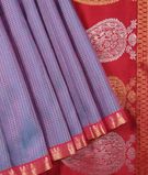 Sea Blue Kanjivaram Saree1