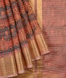 Orange Organza Saree1