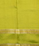 Olive Green Printed Pure Handloom Kanjivaram Saree4
