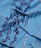 Blue Handloom Cotton Saree2