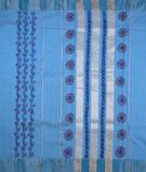 Blue Handloom Cotton Saree3