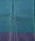 Sea Green Banaras Kora Muslin Saree4