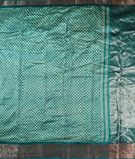 chanderi peacock blue printed saree3
