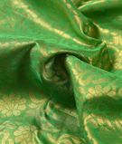Pure Handloom kanjeevaram Green Saree2