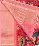 Organza Red Saree2
