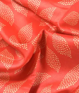 Orange With Gold Pallu Pure Kanjivaram Silk Sarees3