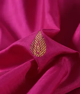 Pink With Blue Pure Kanjivaram Silk Sarees3