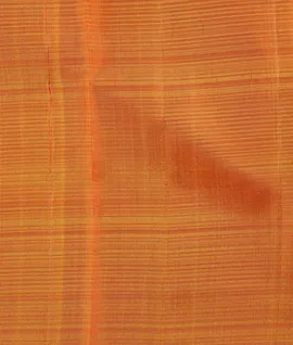 Borderless Orange Kanchivaram Pure Silk Saree4