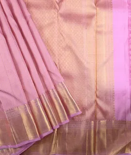 Pastal Pink With Self-border And Pallu Pure Kanjivaram Silk1
