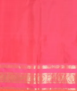 Burgundy With Pink Embroidery  Pure Kanjivaram Silk Saree4