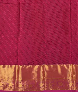 Rust  With Magenta Border  Pure Kanjivaram Silk Saree4