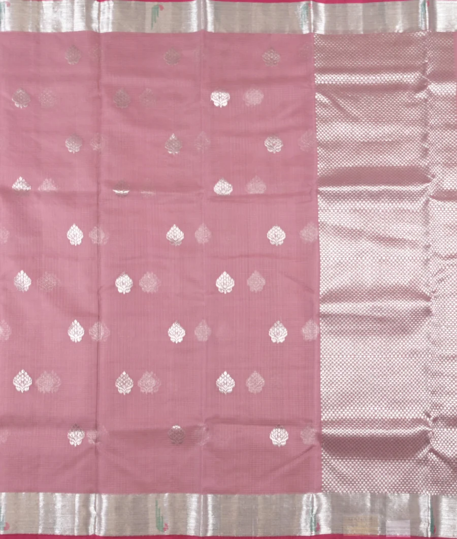 Candy Pink Linen Silk Saree – Armima