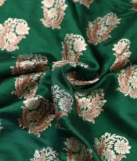Green  Banaras Silk Woven Saree3