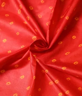 Red With Yellow Banarasi Dupion Woven Saree3