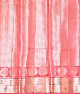 Violet Banarasi Chenderi Woven Saree4