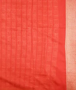 Pink With  Rust  Pure Organza Woven Saree4