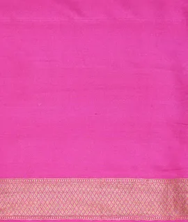 Pink Banaras Woven Saree4