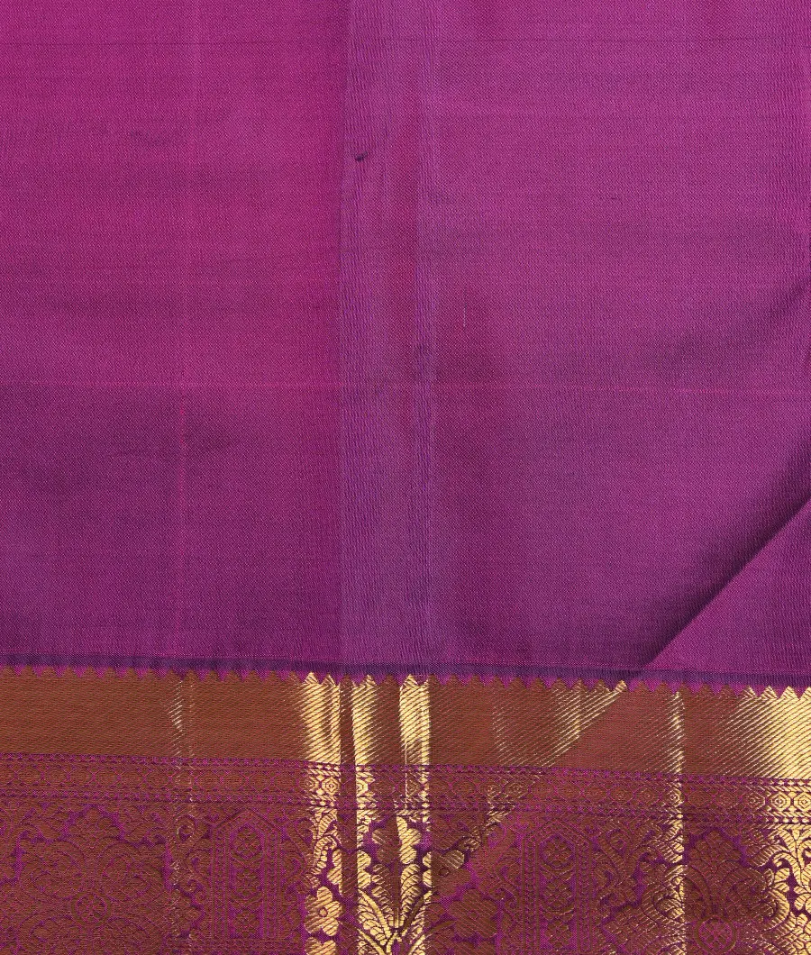 Purple Kanchipuram Silk Saree