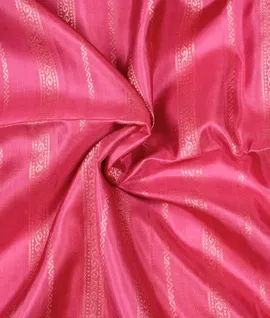 Pure Handloom Soft Silk Saree Pink With Brown Border3