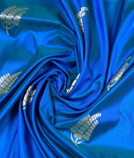 Banaras Kathan Silk Saree Blue3