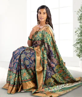 Elevate Your Grace With Pure Handloom Embroidered Tussar Silk Saree3