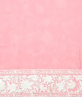 Manam Pure Fancy Saree - Baby Pink4